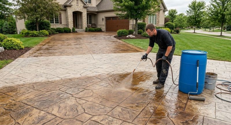 Driveway Acid Washing in Fort Worth, TX
