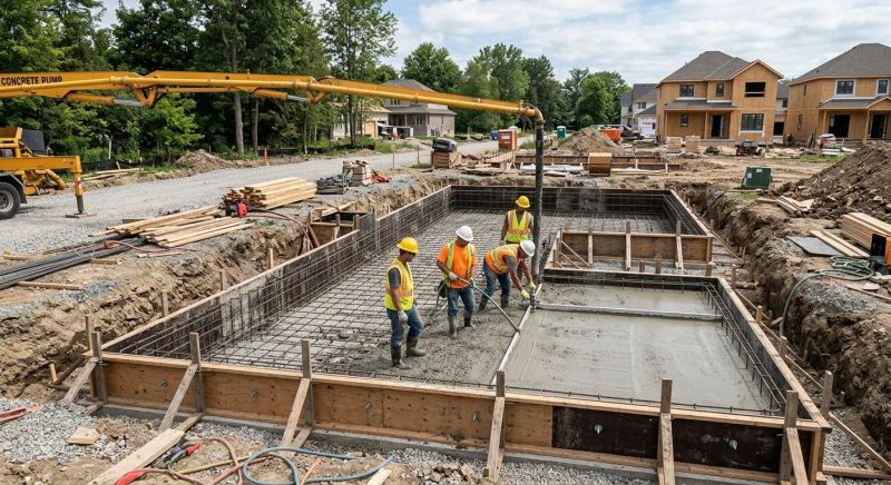 Cement Foundation Installation in Fort Wayne, IN