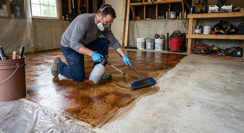 Cement Staining in Corpus Christi, TX