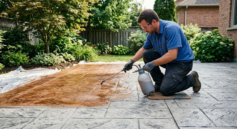 Concrete Staining Service in Frisco, TX