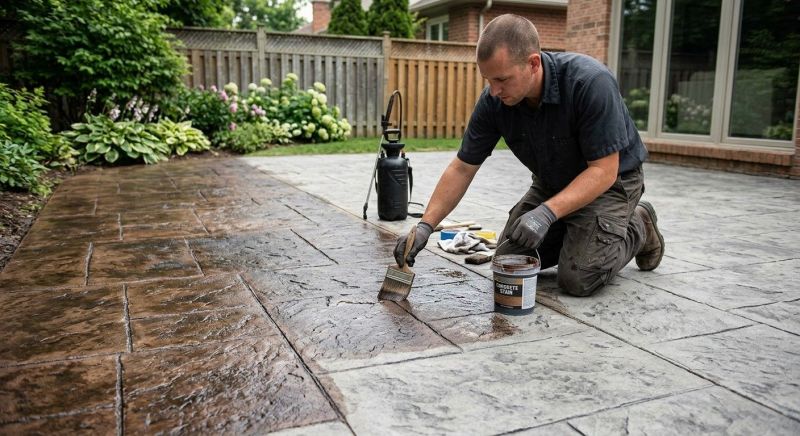 Concrete Staining Service in Dallas, TX