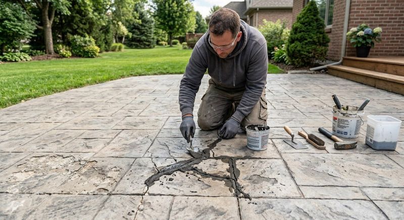 Decorative Concrete Repair in Arlington, VA