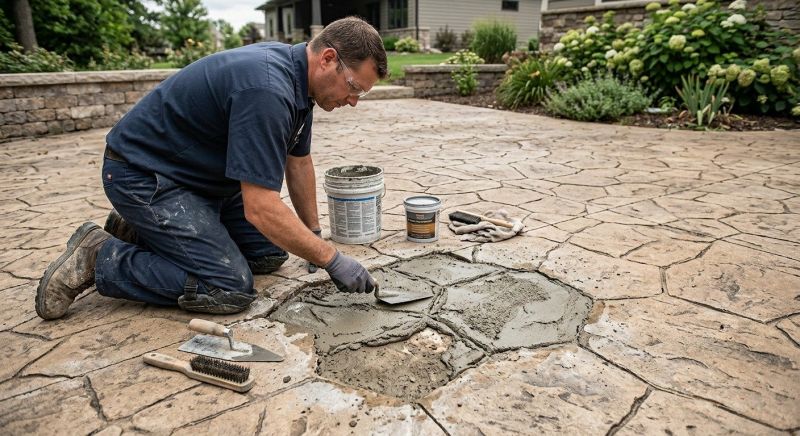 Decorative Concrete Repair in Napa, CA