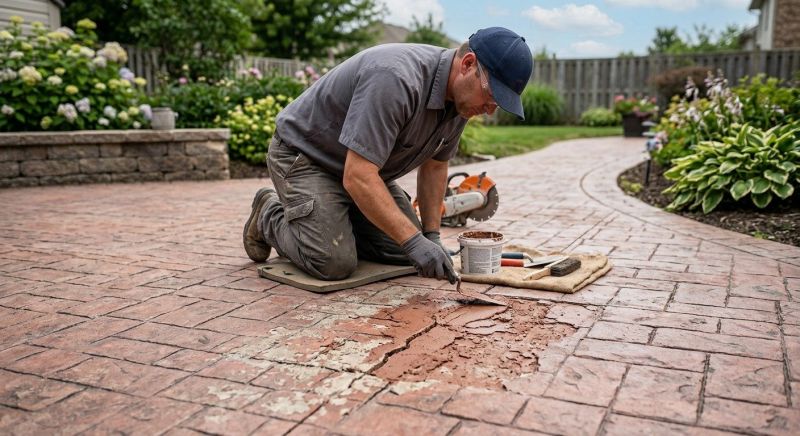Decorative Concrete Repair in Greeley, CO