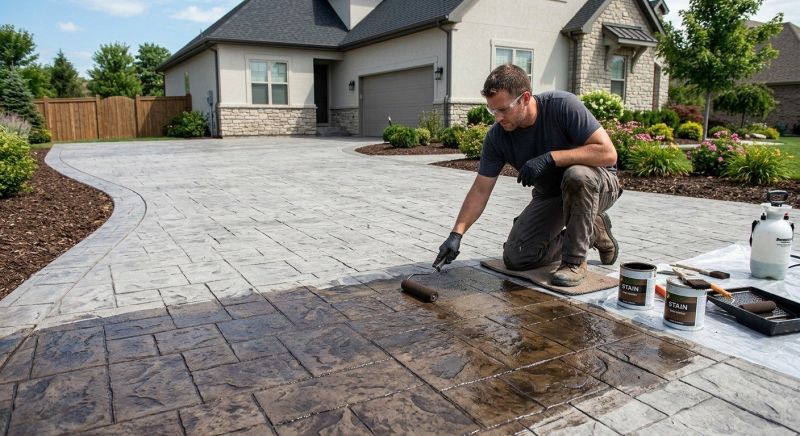 Driveway Refinishing in Dallas, TX