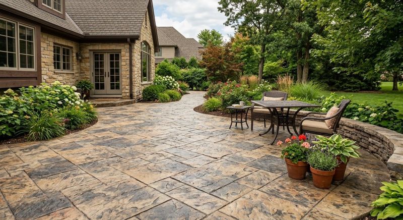 Patio Overlay Installation in Dallas, TX