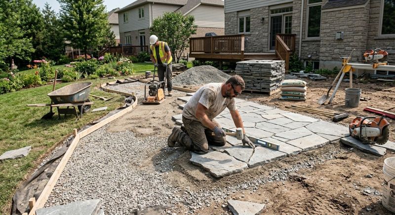 Patio Pavers Construction in Boston, MA