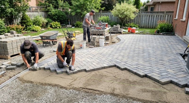 Paver Patio Installation in Boston, MA