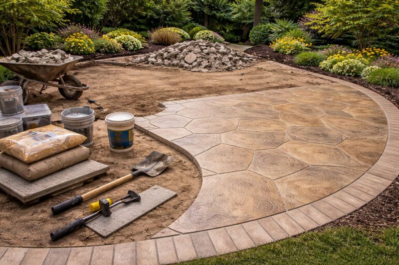 Stamped Concrete Replacement in Dallas, TX