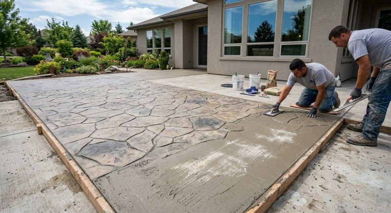 Stamped Concrete Service in Dallas, TX